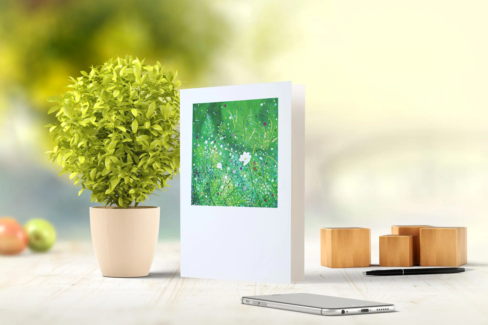 greener-on-the-other-side-greeting-card